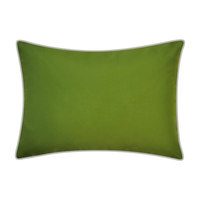 Edie @ Home Indoor/Outdoor Arabasque Embroidered Decorative Throw Pillow 12X18, Black, , on-hover image number null