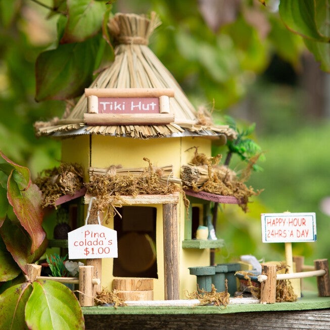 Tropical Tiki Hut Birdhouse, , alternate image number 4