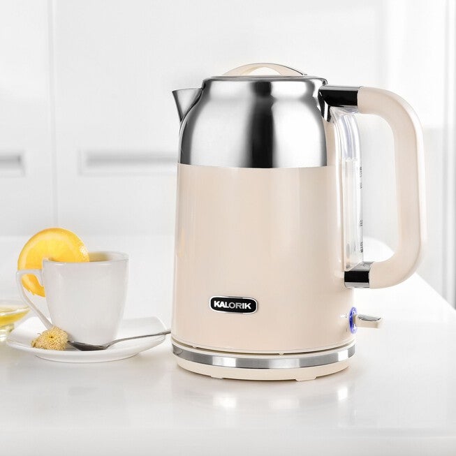 Kalorik 1.7 Liter Retro Electric Kettle, CREAM, hi-res image number null
