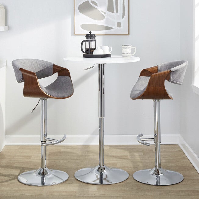 Curvo Adjustable Barstool - Set Of 2, , alternate image number 7