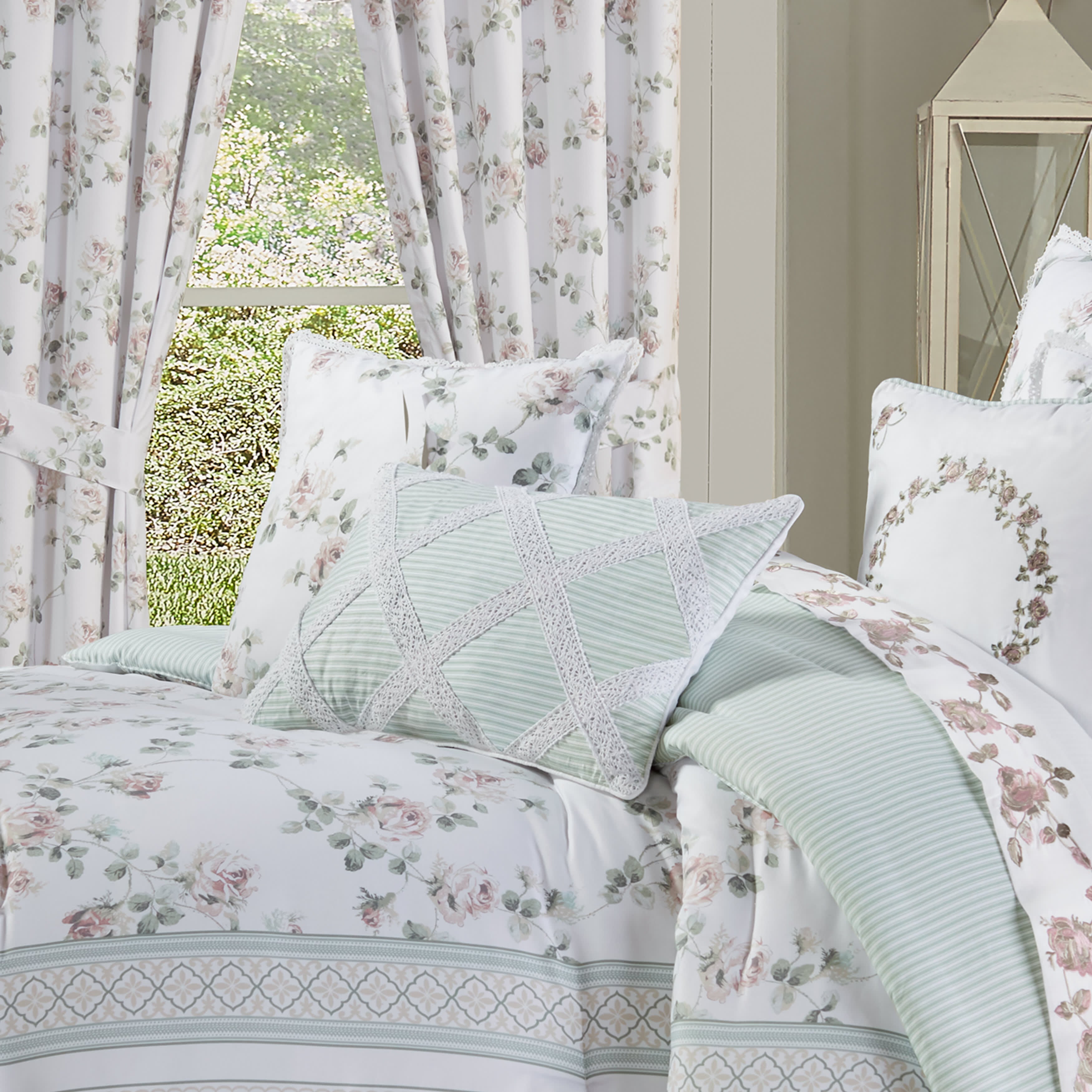 Rialto Sage Boudoir Decorative Throw Pillow, SAGE, alternate image number null