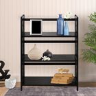 Montego 3-Shelf Folding Bookcase -Black, , alternate image number null