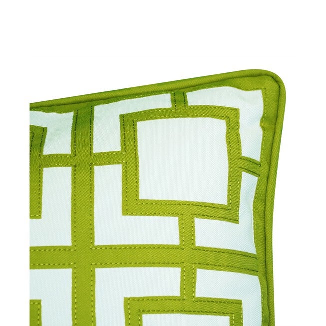 Modern Links Applique 20X20 Indoor Outdoor Decorative Pillow, , alternate image number 14