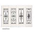 Set Of 4 Black Wood Farmhouse Wall Décor, , alternate image number null