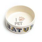 Set Of Two Retro Large Pet Dog Bowls, , on-hover image number null