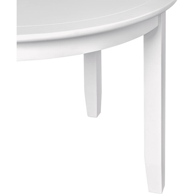 Kendal Round Dining Table, WHITE, alternate image number 4