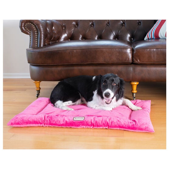 Large Pet Bed Mat , Dog Crate Soft Pad With Poly Fill Cushion, , alternate image number null