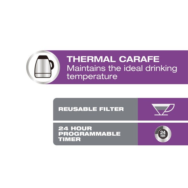 The Jumbo Java Thermal Coffee Maker - 10 Cups, , alternate image number null