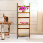 3-Shelf Folding Bookcase 14" Wide-Honey Oak, , alternate image number null