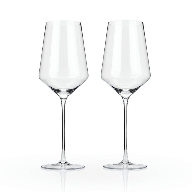 Angled Crystal Bordeaux Glasses, , alternate image number 7
