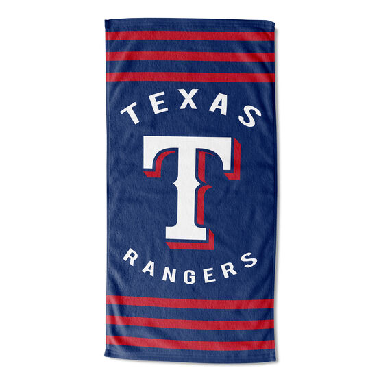 Texas Rangers Stripe Beach Towel, MULTI, hi-res image number null