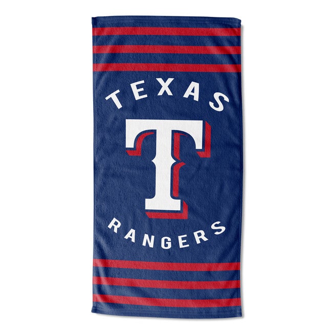 Texas Rangers Stripe Beach Towel, MULTI, hi-res image number 0