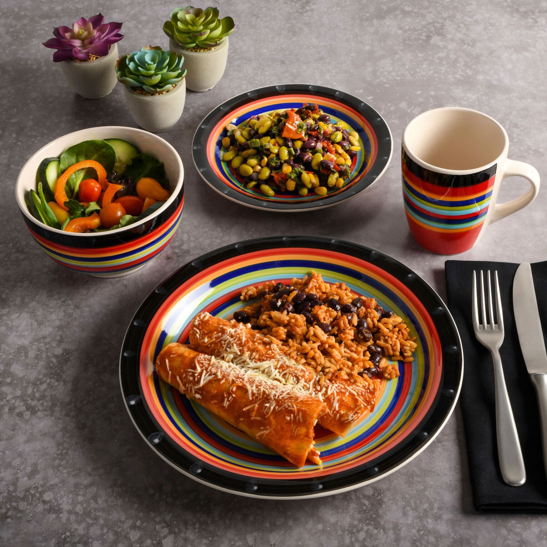 16-PC. Casa Stella Dinnerware Set, , alternate image number 8