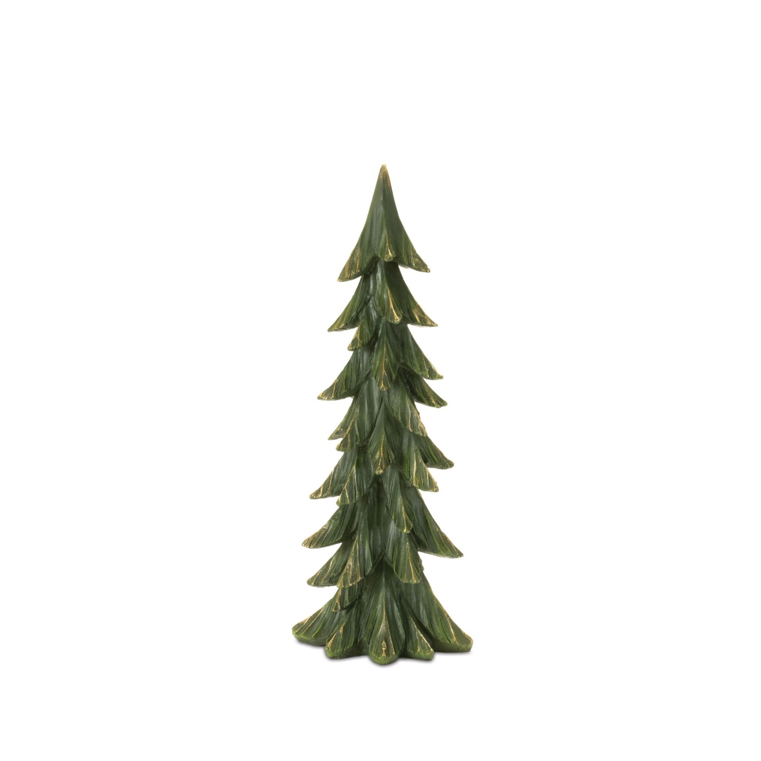 Holiday Pine Tree (Set of 3), GREEN GOLD, alternate image number 4