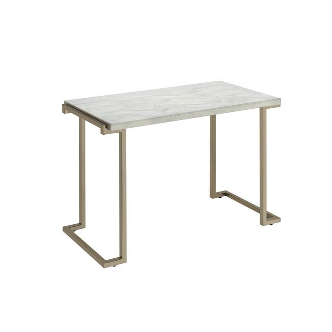 Sofa Table, FAUX MARBLE CHAMPAGNE, hi-res image number 0