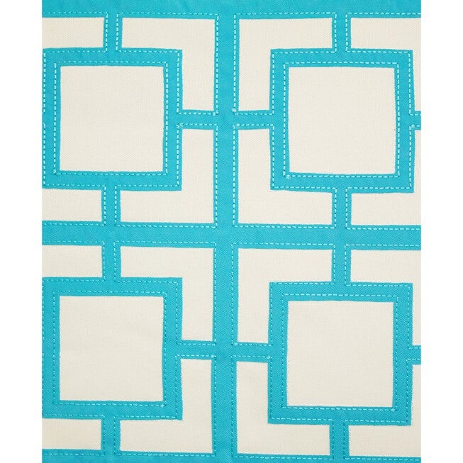 Modern Links Applique 20X20 Indoor Outdoor Decorative Pillow, , alternate image number 8