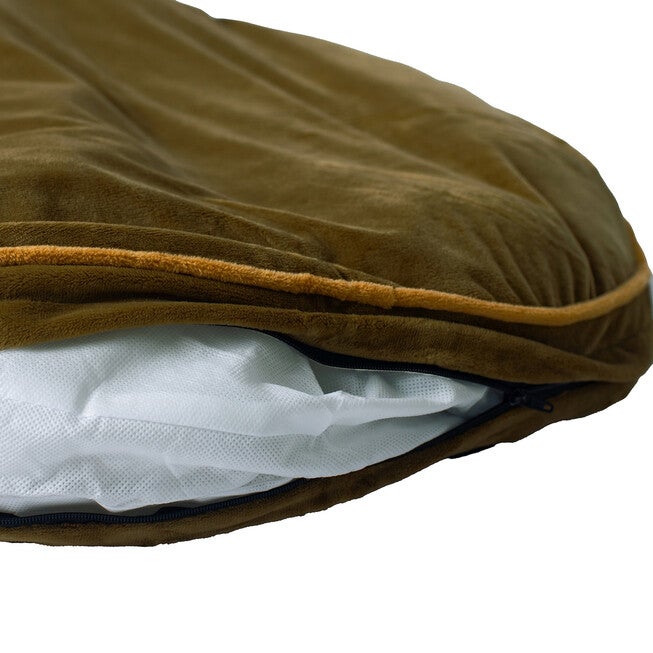 Poly Fill Dog Cushion Bed Pad, Mocha, , alternate image number 6