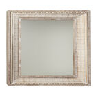 Brown Farmhouse Metal Wall Mirror, BROWN, hi-res image number null