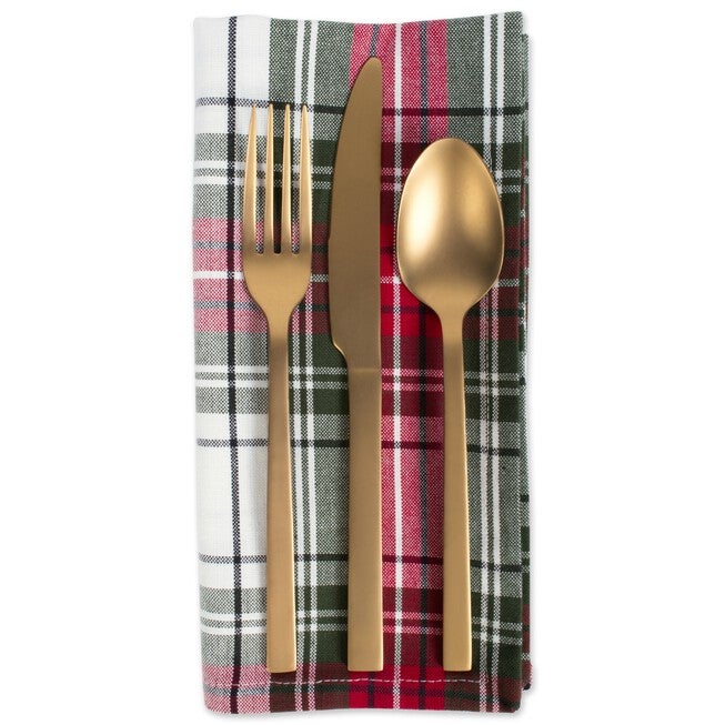Christmas Plaid Napkin, Set of 6, , alternate image number 4