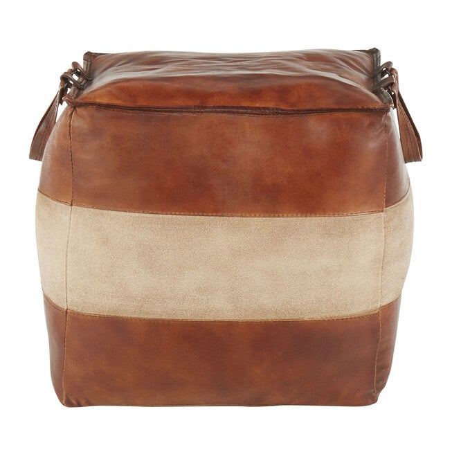 Cobbler Industrial Pouf/Ottoman, , on-hover image number 1