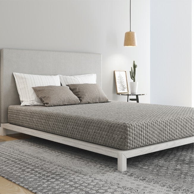 10 inches Gel Memory Foam Mattress, Firm, Cal King Mattress, GREY, hi-res image number null