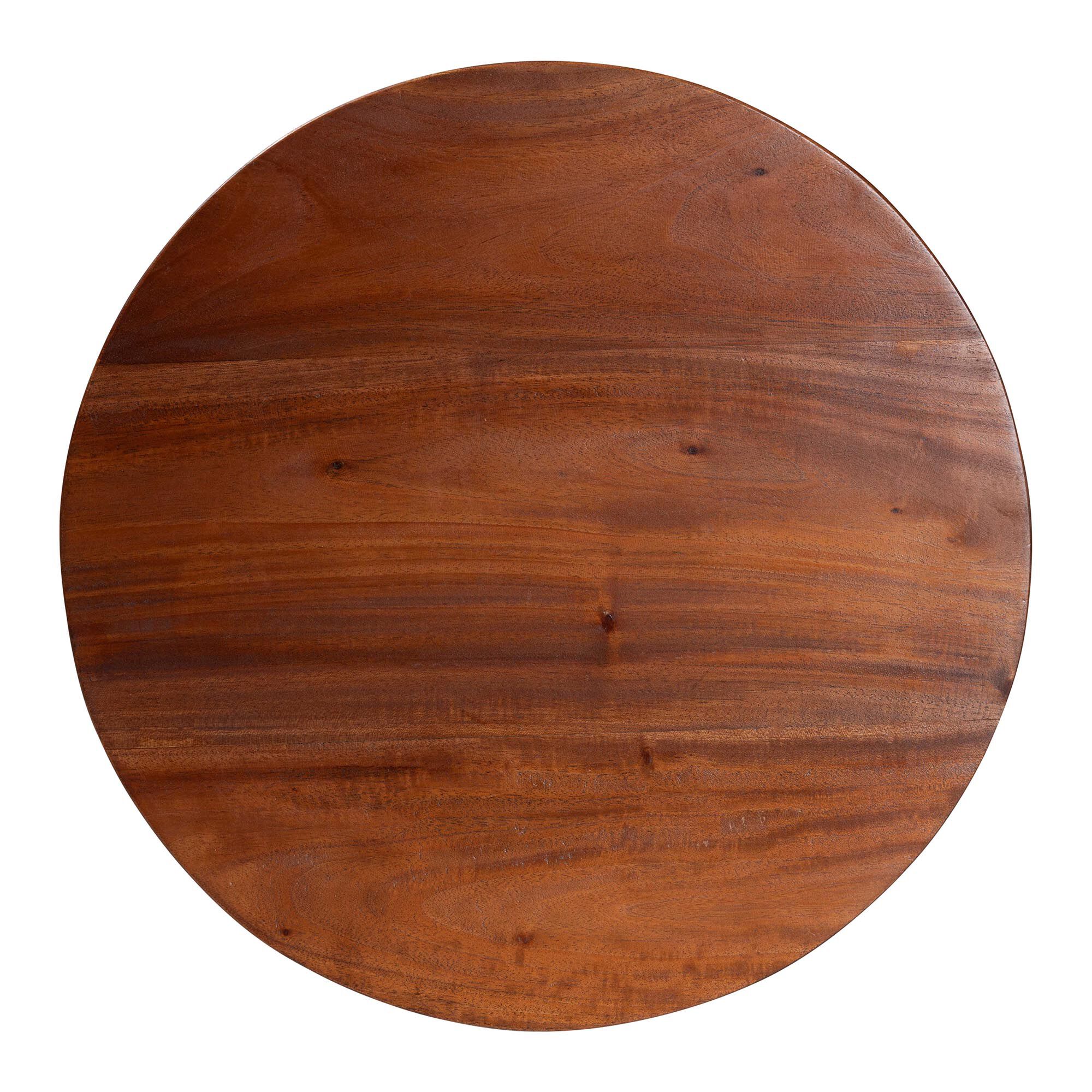 Donna Nightstand with Pedestal Base, BROWN, alternate image number 5