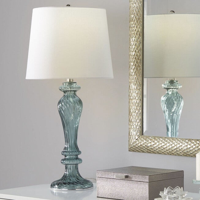 Windsor 25 inches Glass Table Lamp - Set Of 2, , alternate image number null
