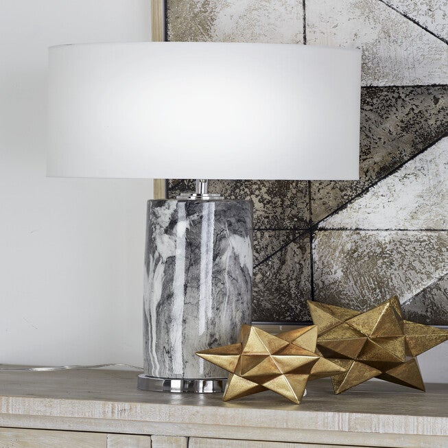 Cosmoliving By Cosmopolitan Stone Table Lamp, , alternate image number 4