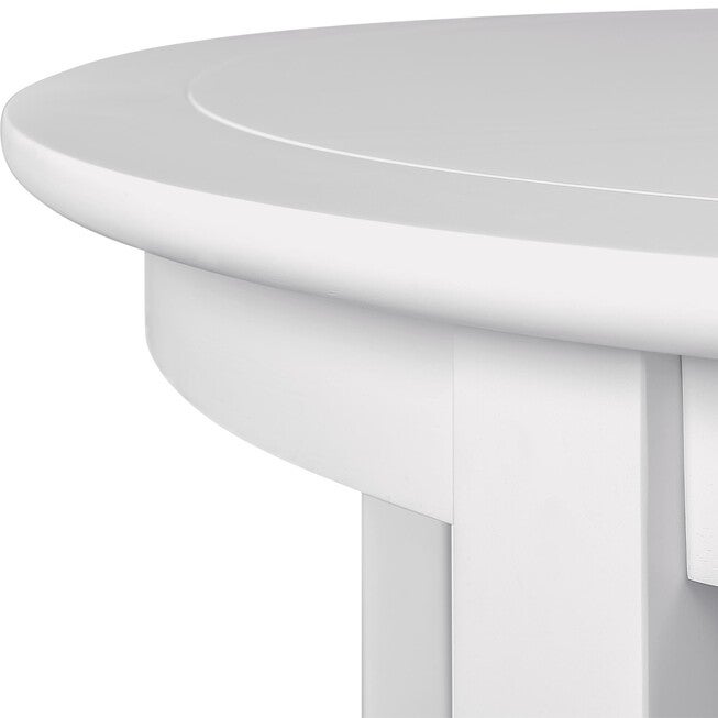 Kendal Round Dining Table, WHITE, alternate image number 3