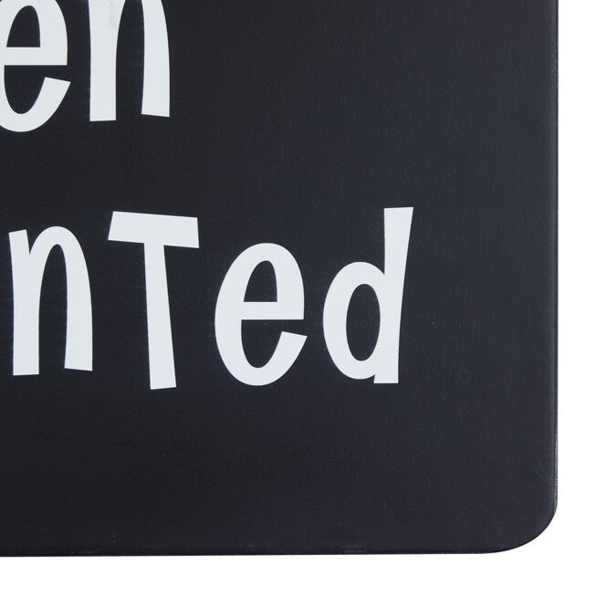 Black Mdf Modern Farmhouse Wall Décor, , alternate image number 3