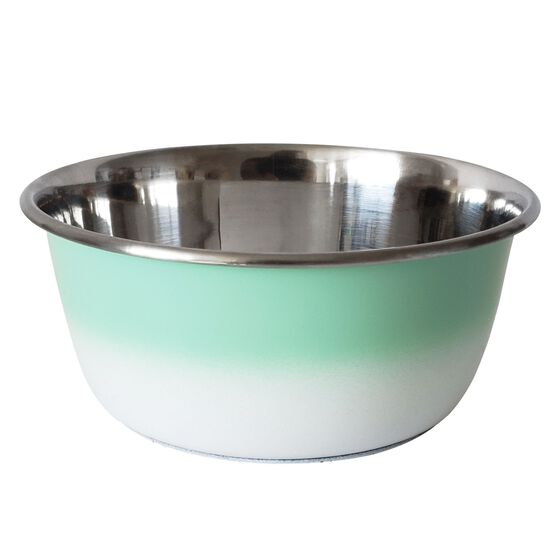 Stainless Steel Deep Dog Bowl - Coral, GREEN, hi-res image number null