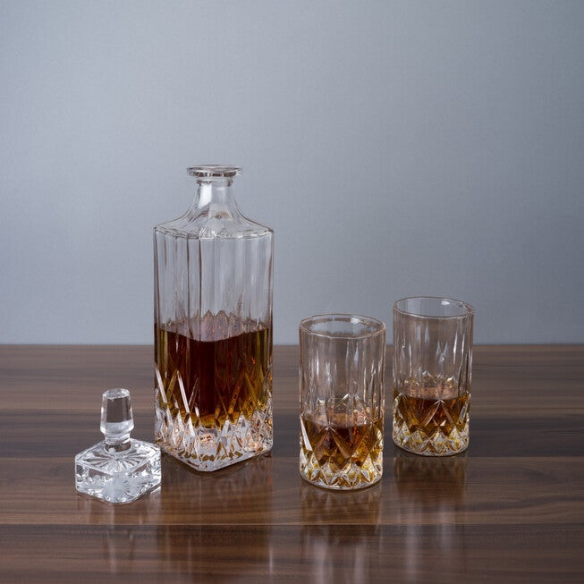 Admiral 3-Piece Decanter & Tumbler Set, , alternate image number null