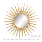 Cosmoliving By Cosmopolitan Gold Glam Wall Mirror, , alternate image number 4