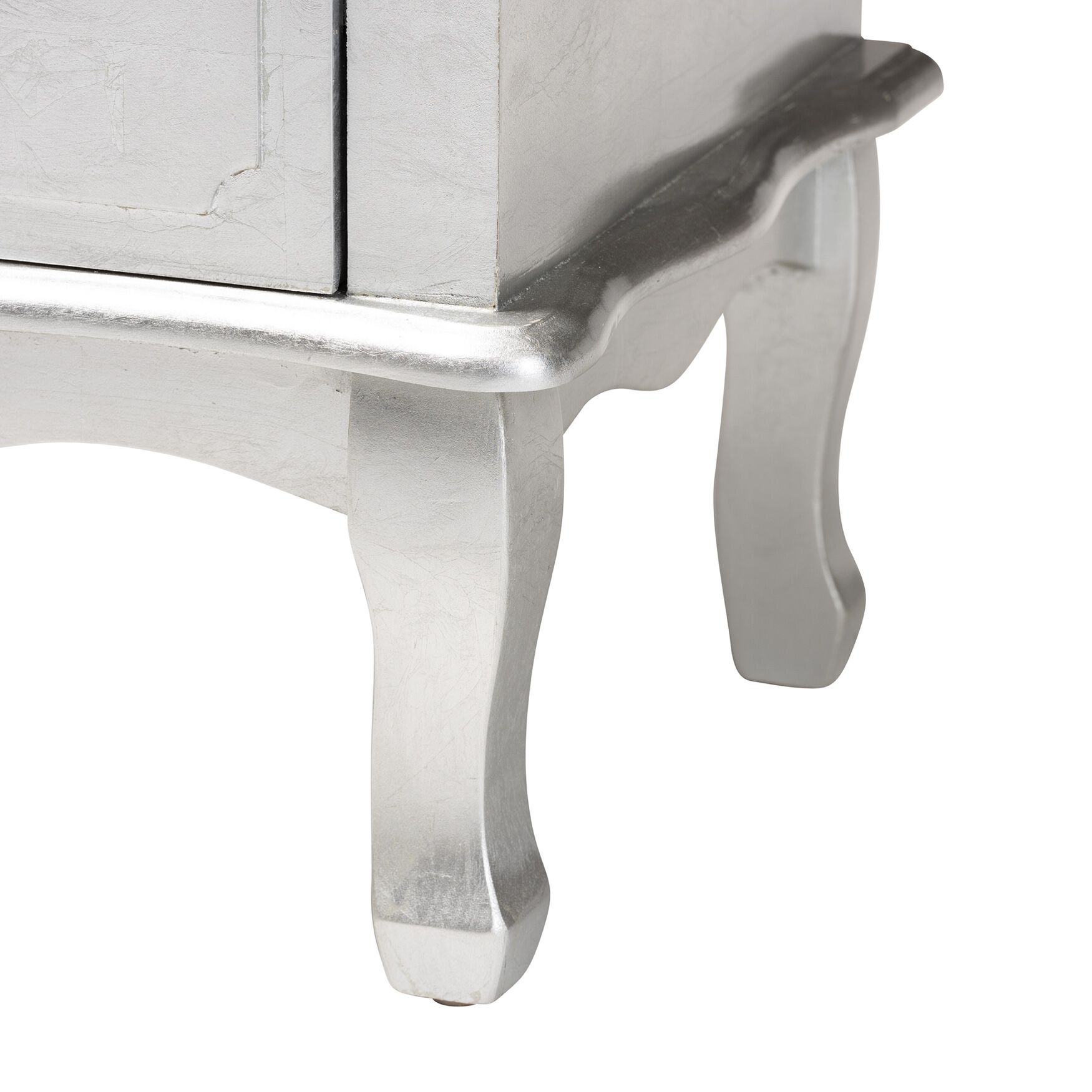 Newton Classic And Traditional Gold Finished Wood 3-Drawer Nightstand, , alternate image number 5