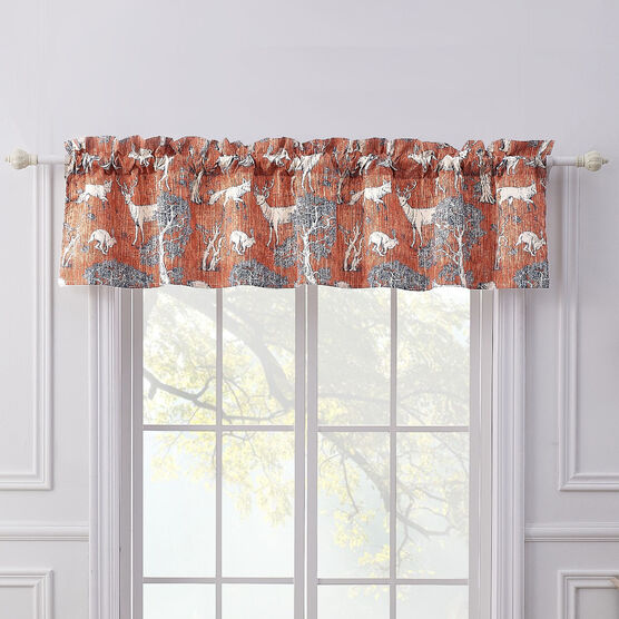 Menagerie Saffron Window Valance, , on-hover image number null