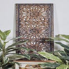 Set Of 2 Brown Wood Traditional Wall Décor, , alternate image number null