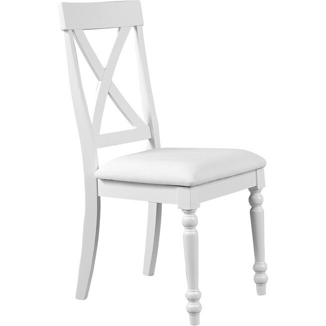 Philippe Dining Chair (Set of 2), Black, WHITE, alternate image number null