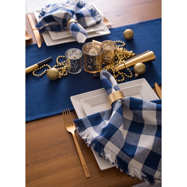 Gold Round Painted Acrylic Napkin Ring, Set of 6, , alternate image number 2