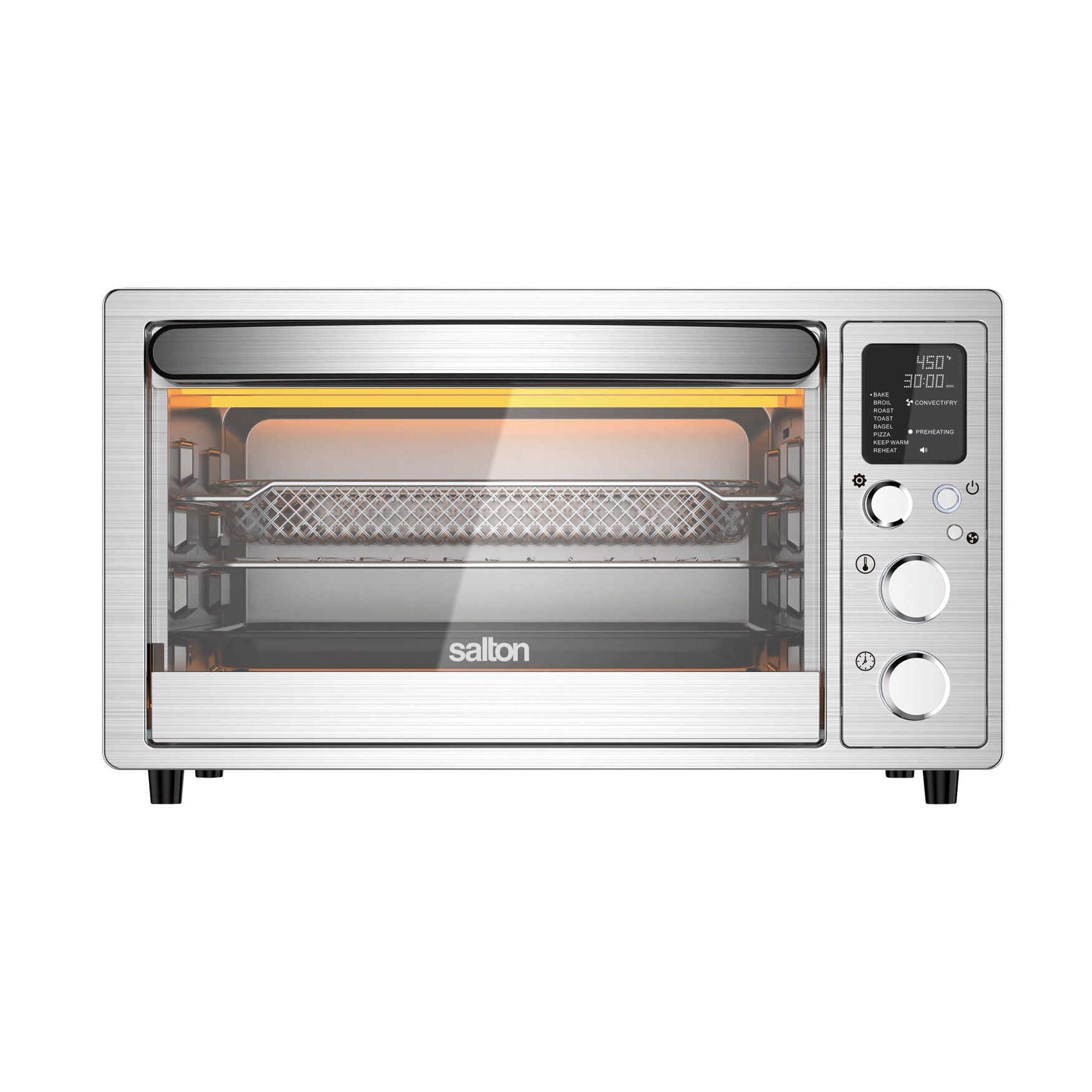 Salton Air Fryer Convection Toaster Oven King Size
