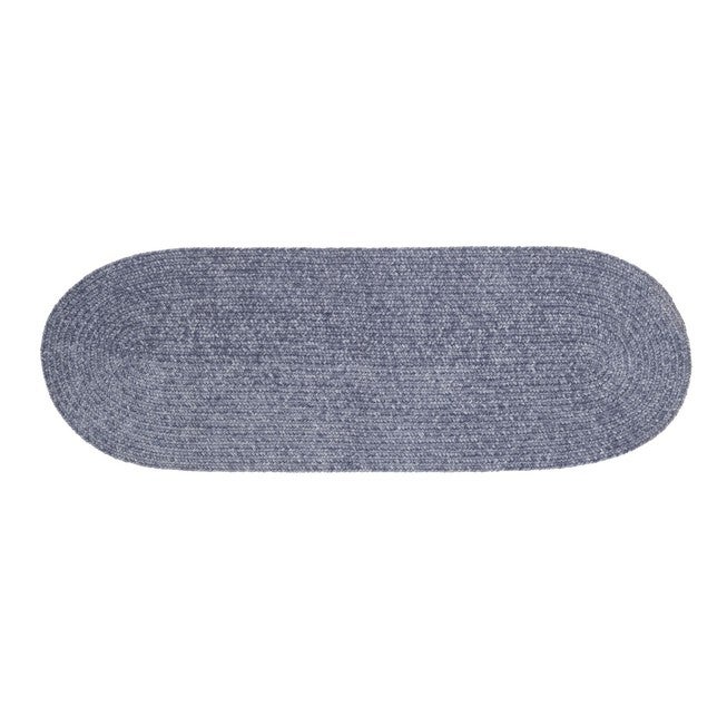 Better Trends Chenille Solid Braid Collection Reversible Indoor Area Utility Rug in Vibrant Colors, Runner, GRAY, hi-res image number 0