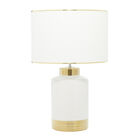 Cosmoliving By Cosmopolitan Ceramic Table Lamp, GOLD, hi-res image number null