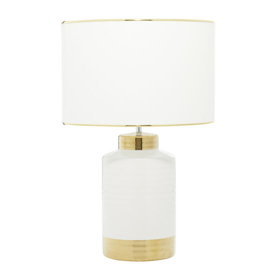 Cosmoliving By Cosmopolitan Ceramic Table Lamp, GOLD, hi-res image number null