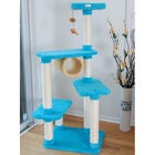 Real Wood 61" Cat Climber Junggle Tree With Platforms, , alternate image number null