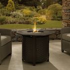 Hendricks Aluminum 34" Round LPG Fire Pit, , on-hover image number null