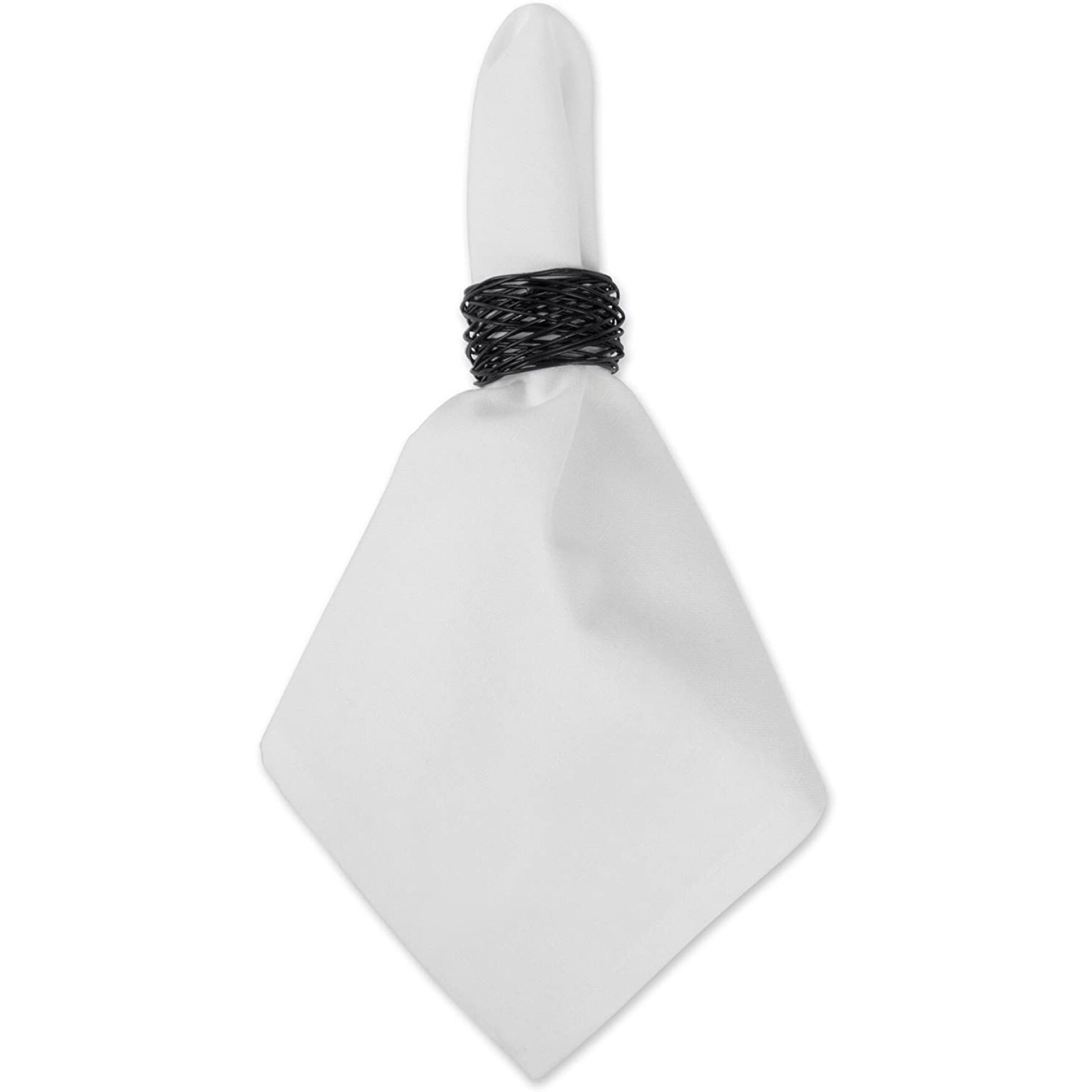 White Napkin, Set of 6, , alternate image number 2