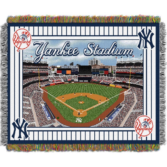 Yankees Stadium Throw, MULTI, hi-res image number 0