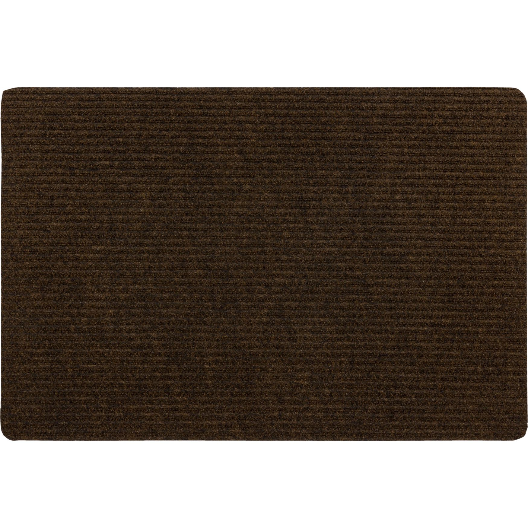 Ribbed Utility Mat Door Mat, BROWN, hi-res image number 0