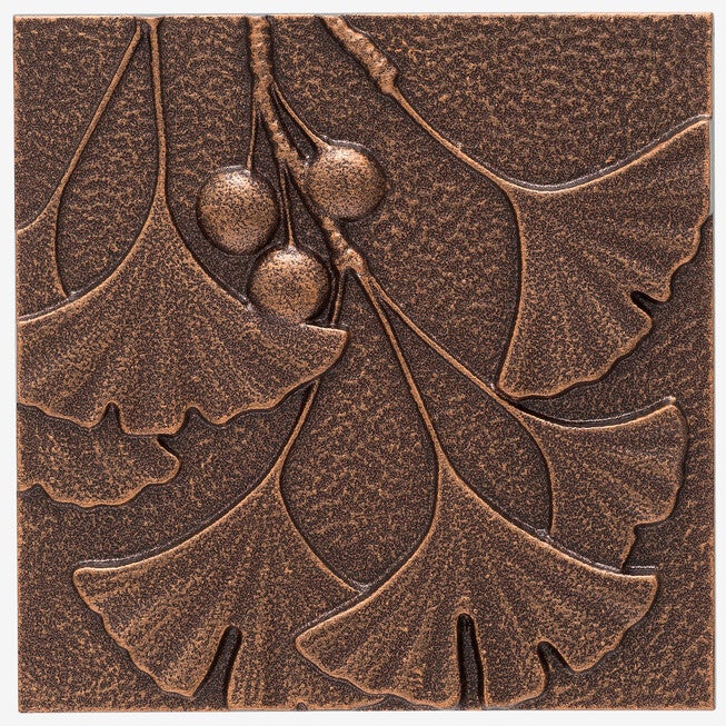 Gingko Leaf Wall Décor, ANTIQUE COPPER, hi-res image number null