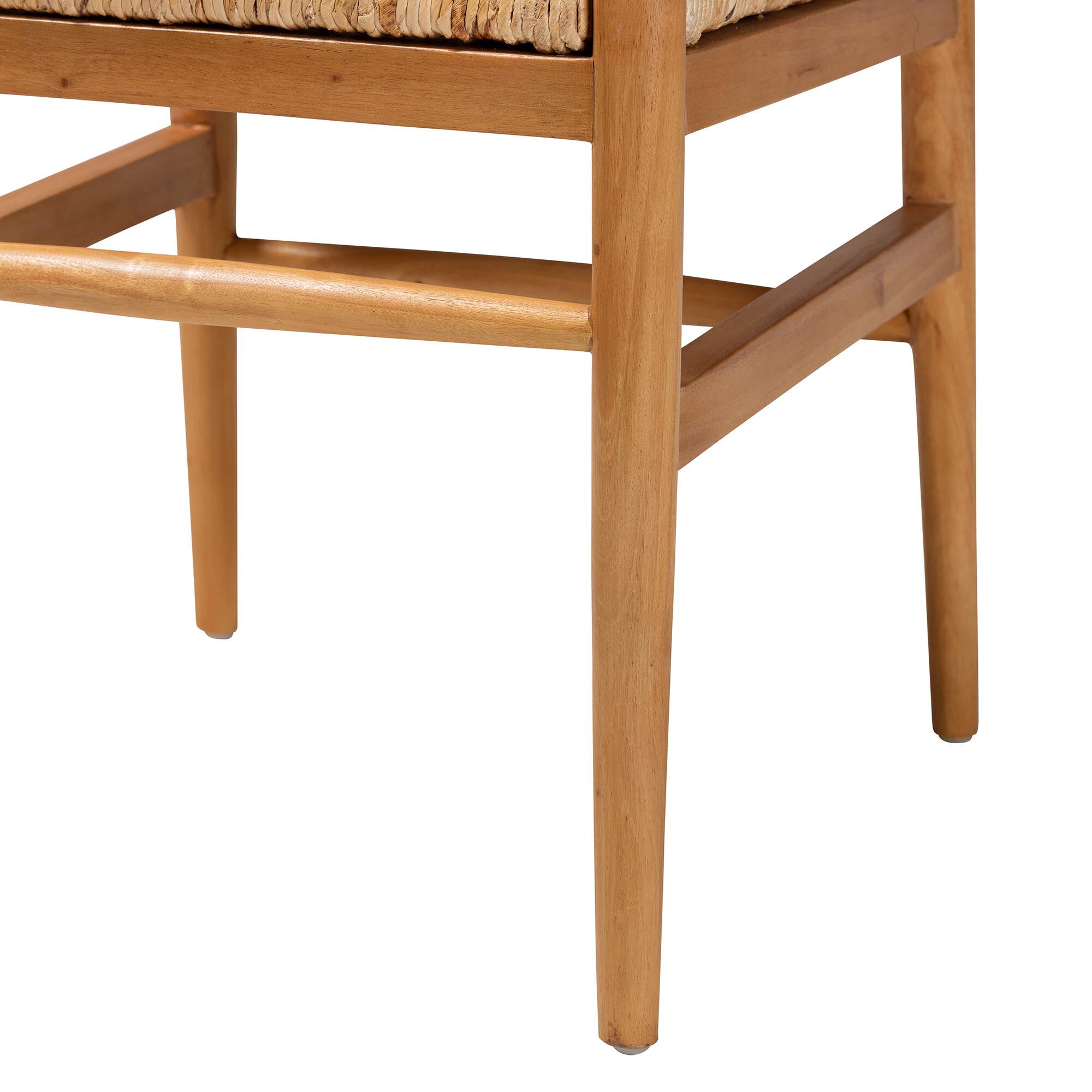 Fika Dining Chair with Woven Seagrass Seat, HONEY, alternate image number 6