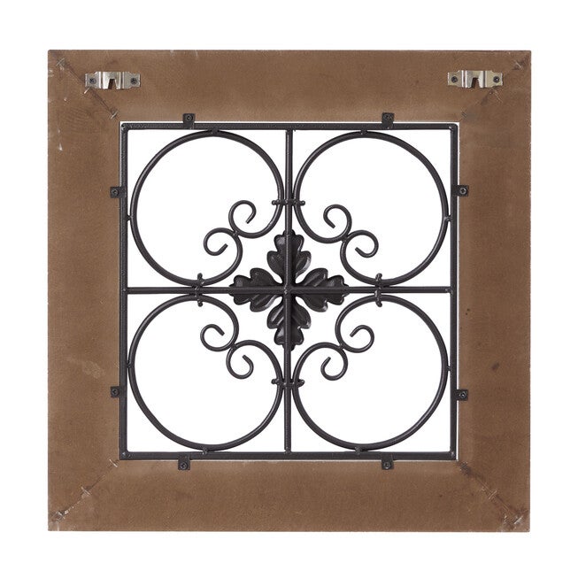 Set Of 4 Black Wood Farmhouse Wall Décor, , on-hover image number 1